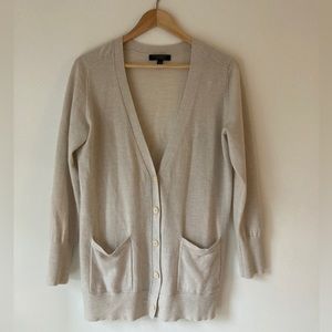 100% Merino Wool Boyfriend Cardigan Banana Republic